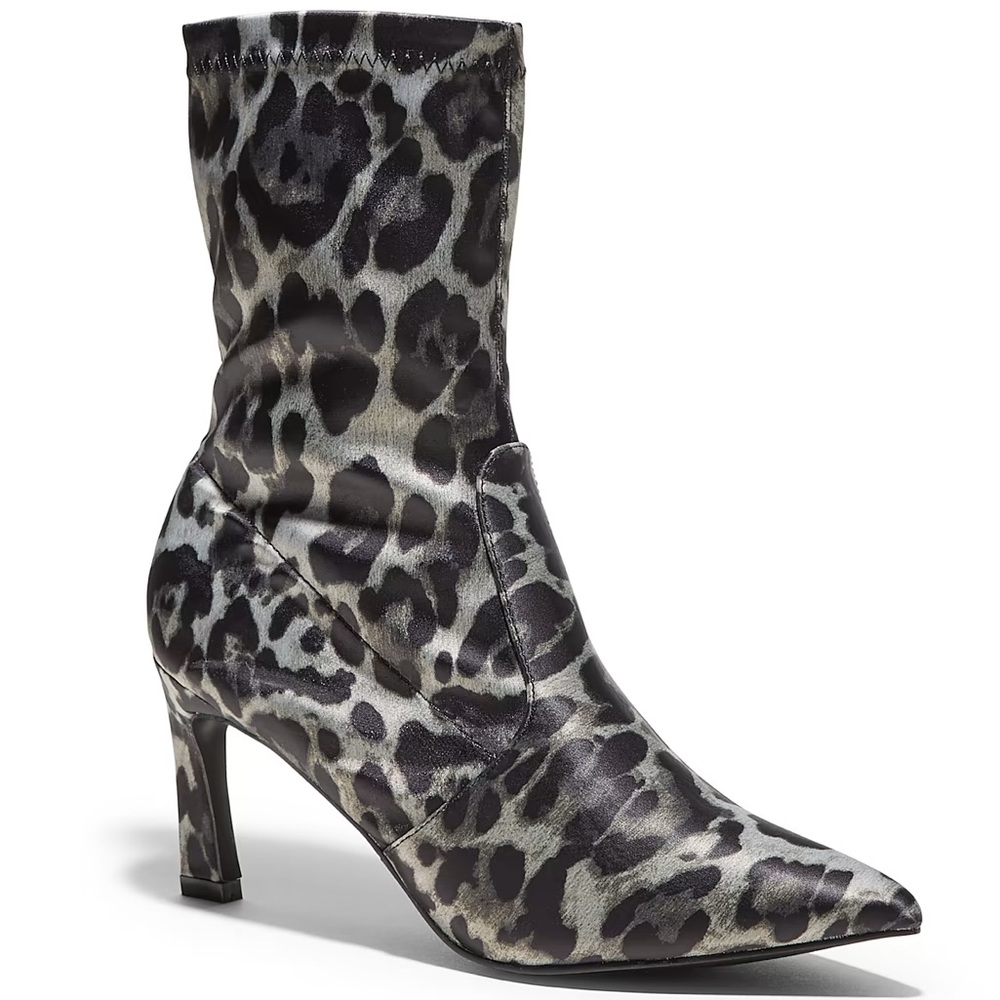 NY&Co Olivia Miller animal print scrunch boots